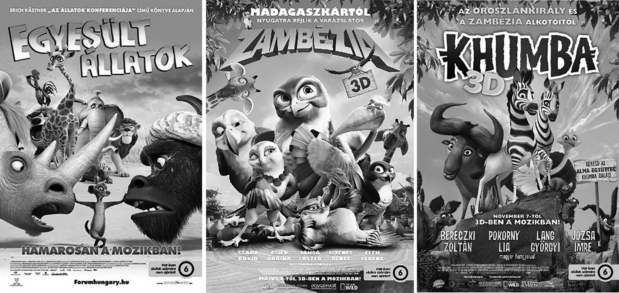 Szembetűnő formai és tematikus hasonlóságok három, a 2010-es évek elején gyártott animációban